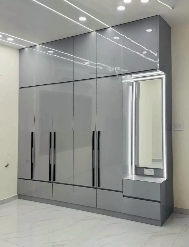 item modular kitchen PVC Wardrobe Doors